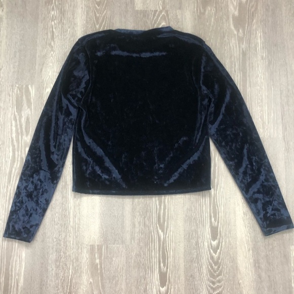 Rolla Coster Velour Crop Top Size Medium - Picture 3 of 3